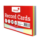 Silvine Record Cards 8x5 Ruled Assorted Colours - Office Connect 2018