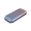 UNITEK USB-C to M.2 SSD Enclosure with RGB Lights in Alloy Housing. Supports USB3.2 Gen2 10Gbps SuperSpeed. Auto Sleep Mode. Built in Heat Exchange. Space Grey Colour - Office Connect 2018