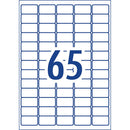 Avery Label L7144 Rectangular 38x21mm 65up 8 Sheets - Office Connect 2018