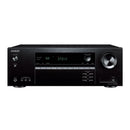 ONKYO 7.2-Channel 8K Smart AV Receiver. Dolby Atmos Height Virtualizer and DTS Virtual:X. HDMI 4 In, 2 Out (Main Out [eARC], Sub Out). Theatre Dimensional Virtual Surround Function. Black