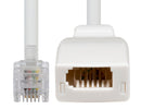 DYNAMIX 0.08m Cable-BT Socket to RJ11 Plug (for Phone to Modem Connection) - Office Connect 2018