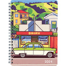 Collins Diary A51 Cities Wiro PP Diary With Note Pad Even Year - Office Connect 2018