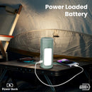 PROMATE 4-in-1 Portable Camping Kit with LED Light, 6000mAh Power Bank, LED Torch, & 5W Bluetooth Speaker. 750lm LED Brightness. 90 Degree Foldable Lights, 3x Colour Modes, SOS Function, Built-in Hanging Hook