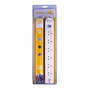 Sansai 6 Way Surge Powerboard with Master Switch - Office Connect 2018
