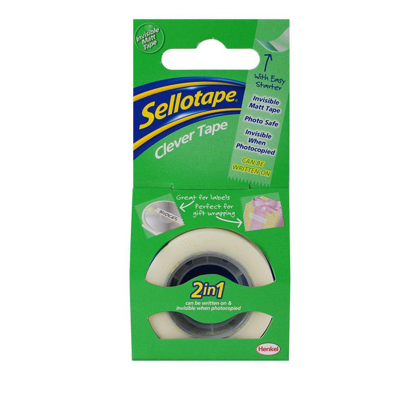 Sellotape Clever Tape 18mmx25m Boxed - Office Connect 2018