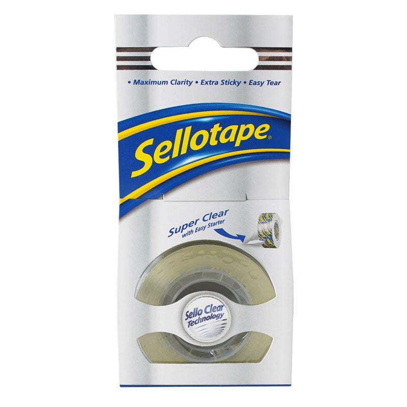 Sellotape Super Clear 18mmx25m Boxed - Office Connect 2018