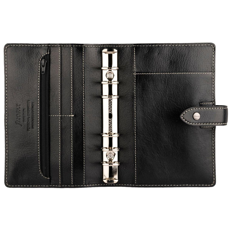 Filofax Organiser Malden Personal Leather Black - Office Connect 2018