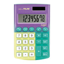 Milan Calculator Sunset Pocket 8 Digit Assorted Colours - Office Connect 2018