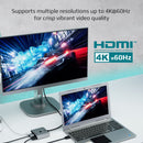 PROMATE 3-in-1 Triple HDMI Switch with 0.5m Cable. Supports 4K@60Hz. Manual Switch to Toggle Between Displays. Plug & Play. Compatible with Both Mac OS & Win OS. - Office Connect 2018