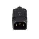 DYNAMIX Re-wire able IEC Male C14 10A plug. Termination: screw terminals - Office Connect 2018