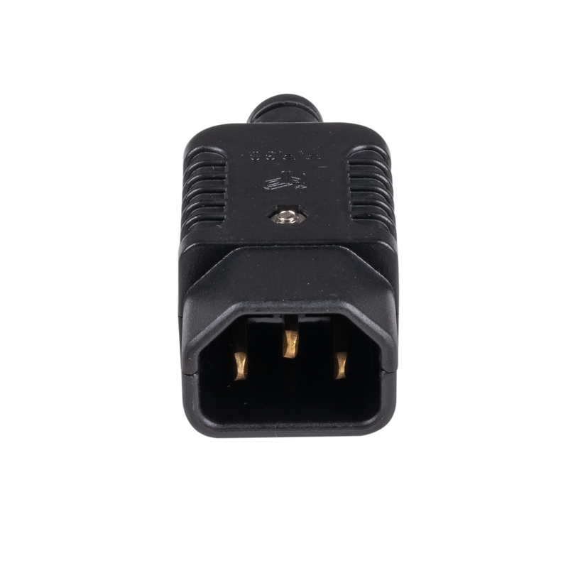 DYNAMIX Re-wire able IEC Male C14 10A plug. Termination: screw terminals - Office Connect 2018