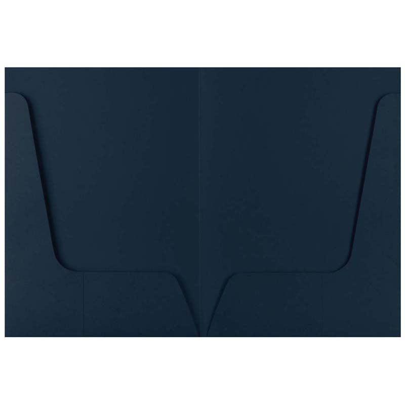 FM Presentation Folder Matte Navy Double Pocket 10 Pack 240gsm - Office Connect 2018