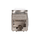 DYNAMIX Cat 6A Sheilded Coupler Keystone Straight Through Wiring Colour Silver - Office Connect 2018