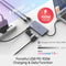UNITEK 7-in-1 USB 3.1 Multi-Port Hub with USB-C Connector. Includes 1x HDMI Port, 1x DisplayPort, 2x USB-A Ports, 1x RJ45 Gig Port, 1x Card Reader & JUNE Promo - Includes FREE C137W - Office Connect 2018