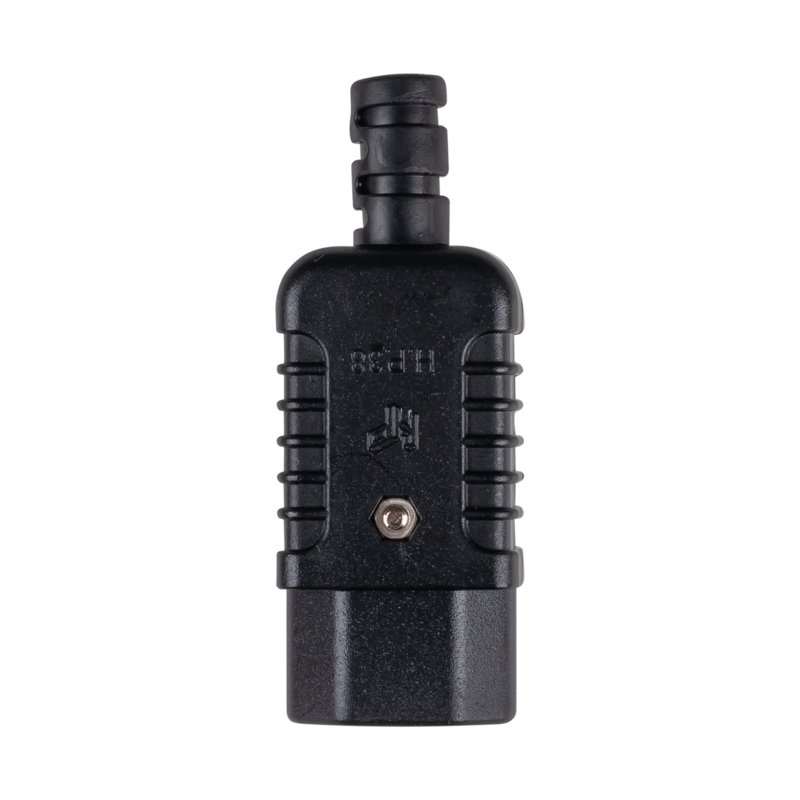 DYNAMIX Re-wire able IEC Male C14 10A plug. Termination: screw terminals - Office Connect 2018