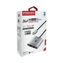 PROMATE 3-in-1 Triple HDMI Switch with 0.5m Cable. Supports 4K@60Hz. Manual Switch to Toggle Between Displays. Plug & Play. Compatible with Both Mac OS & Win OS. - Office Connect 2018