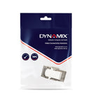 DYNAMIX Cat 6A Sheilded Coupler Keystone Straight Through Wiring Colour Silver - Office Connect 2018