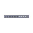 UNITEK HDMI KVM 4-in-1-Out Switch & Supports 4K@60Hz UHD. Includes 4x USB-A Ports, 4x HDMI Inputs & 1x HDMI Output Ports, 4x PC input Ports. Switch Buttons, LED Lights. Includes Cables.