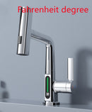 Intelligent Digital Display Faucet Pull-out Basin Faucet Temperature Digital Display Rotation - Office Connect 2018