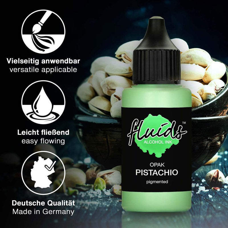 Octopus Fluids Alcohol Ink Opak Pistachio Green 30ml - Office Connect 2018