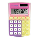 Milan Calculator Sunset Pocket 8 Digit Assorted Colours - Office Connect 2018