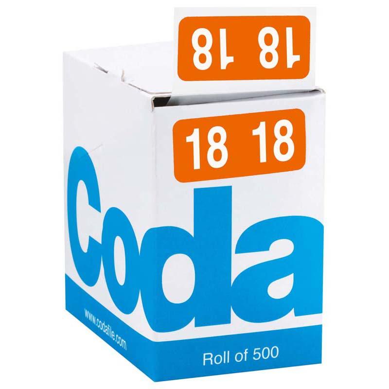 Codafile Label 19mm Year 2018 Roll 500 - Office Connect 2018