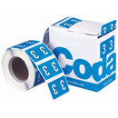 Codafile Label Numeric 3 25mm Roll 500 - Office Connect 2018