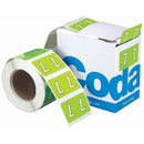 Codafile Label Numeric 7 25mm Roll 500 - Office Connect 2018