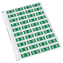 Codafile Label Alpha B 25mm Pack 5 Sheets - Office Connect 2018