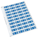 Codafile Label Alpha D 25mm Pack 5 Sheets - Office Connect 2018