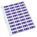 Codafile Label Alpha J 25mm Pack 5 Sheets - Office Connect 2018
