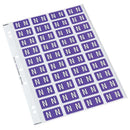 Codafile Label Alpha N 25mm Pack 5 Sheets - Office Connect 2018