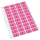 Codafile Label Alpha R 25mm Pack 5 Sheets - Office Connect 2018