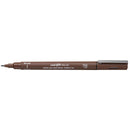 Uni Pin Fineline Permanent Brush Tip Sepia - Office Connect 2018