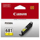Canon CLI681Y Yellow Standard Yield Ink Cartridge - Office Connect 2018