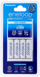 Panasonic Eneloop Overnight Charger + 4 AA Batteries - Office Connect 2018