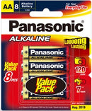 Panasonic AA Alkaline Battery 8 Pack - Office Connect 2018