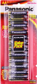 Panasonic AA Alkaline Battery 12 Pack - Office Connect 2018
