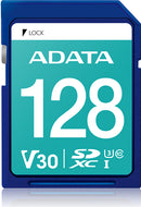 ADATA Premier Pro UHS-I U3 V30 SDXC Card 128GB - Office Connect 2018