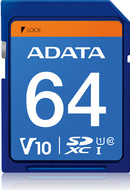 ADATA Premier Pro UHS-I U3 V30 SDXC Card 64GB - Office Connect 2018