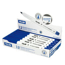 Milan Whiteboard Marker Fine Bullet Tip 3.7mm Blue - Office Connect 2018