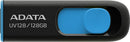 ADATA UV128 Dashdrive Retractable USB 3.0 128GB Blue/Black Flash Drive - Office Connect 2018