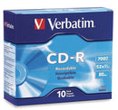 Verbatim CD-R 700MB 52x 10 Pack with Slim Cases - Office Connect 2018
