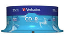 Verbatim CD-R 700MB 52x 25 Pack on Spindle - Office Connect 2018