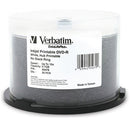 Verbatim DVD-R 4.7GB 16x White Wide Inkjet Printable 50pk on Spindle - Office Connect 2018