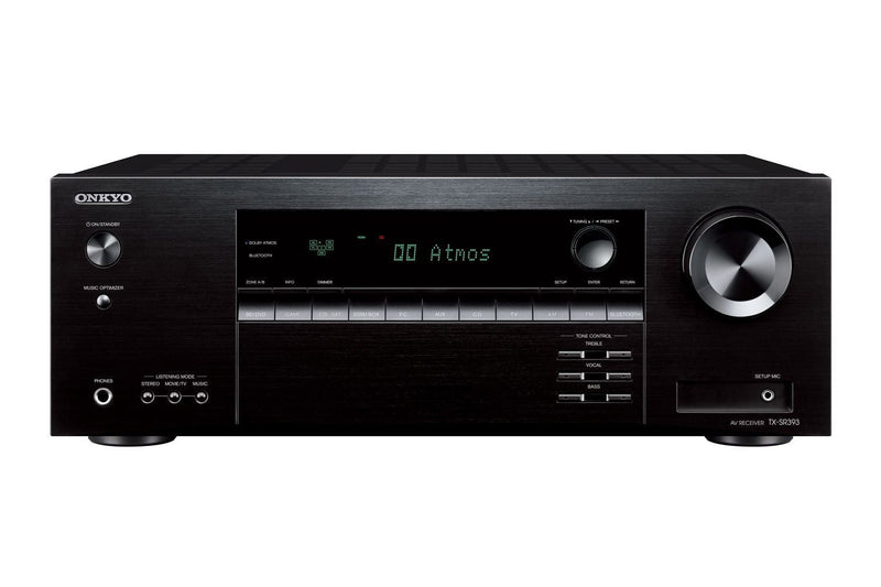 ONKYO 5.2 Channel AV Receiver 155W P/CH at 6 ohm. DTS-X and Dolby Atmos playback. 4 HDMI inputs 1 HDMI out with ARC. Dimensions - (WxHxD) 435x 160x328 Weight - 8.2kg, Black