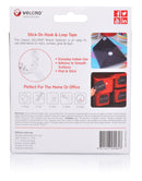 VELCRO Brand 25mm x 2.5m Stick on Hook & Loop Roll/Tape. Designed for Hanging & Attaching Items at Home Or Work. Cut to Size. Holds up to 1kg. White Colour. - Office Connect 2018