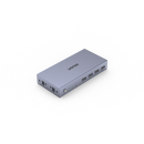 UNITEK HDMI KVM 2-in-1-Out Switch & Supports 4K@60Hz UHD. Includes 4x USB-A Ports, 2x HDMI Inputs & 1x HDMI Output Ports, 2x PC input Ports. Switch Button, LED Lights. Includes Cables.