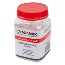 DYNAMIX RJ14 Plug 200pc Jar, 4P4C Modular Plug. 6 micron. - Office Connect 2018