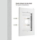 BRATECK Anti-Theft Tablet Wall Mount Enclosure. For 9.7/10.2 iPad, 10.5 iPad Air/ iPad Pro, 10.1 Samsung Galaxy Tab A 2019. Heavy-Duty Steel Construction. - Office Connect 2018